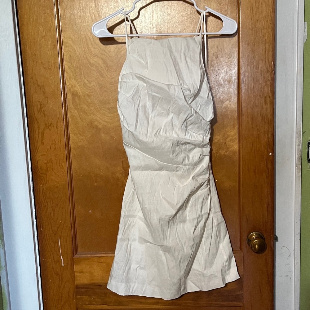 NWT Zara cross cross back mini dress